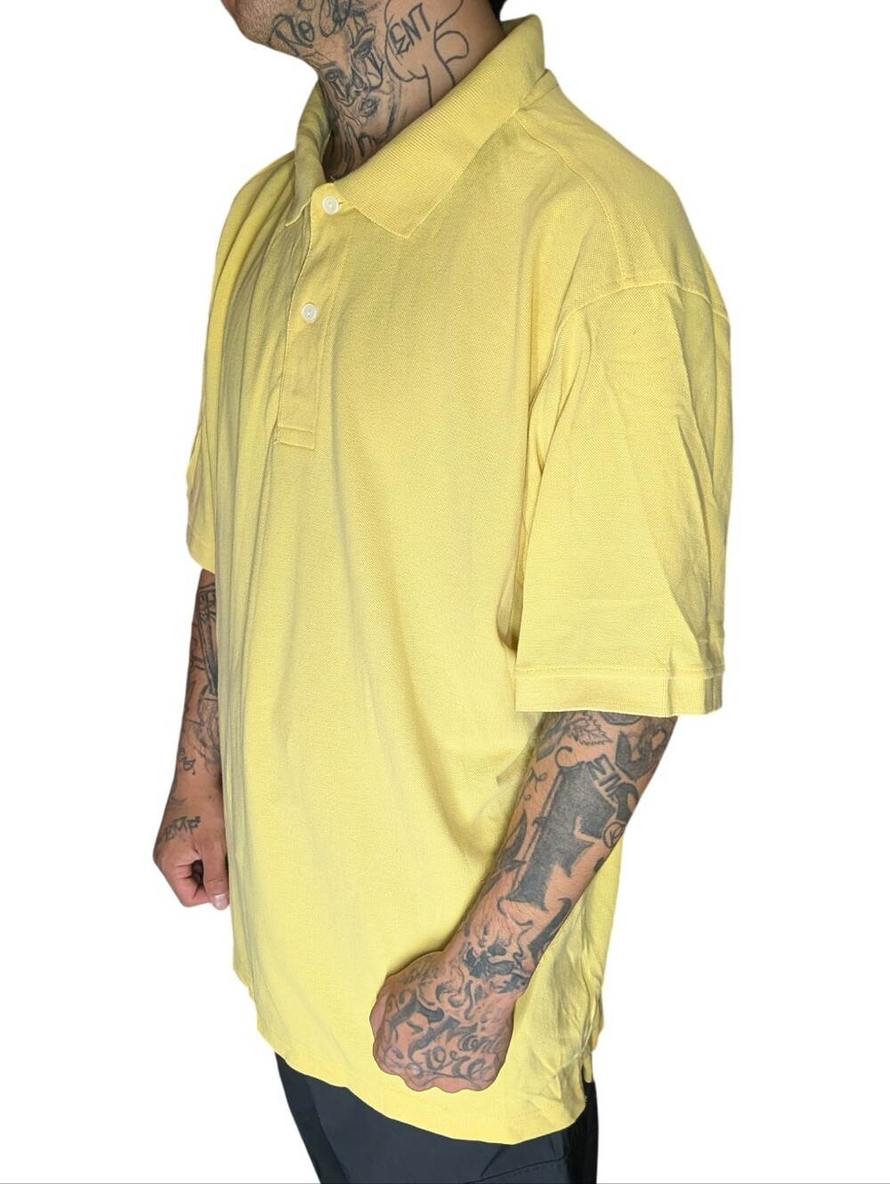 Gioberti Men's XL Yellow Short Sleeve Polo Shirt